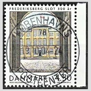 FRIM�RKER DANMARK | 2004 - AFA 1392 - Frederiksberg Slot - 4,50 Kr. flerfarvet - Pragt Stemplet
