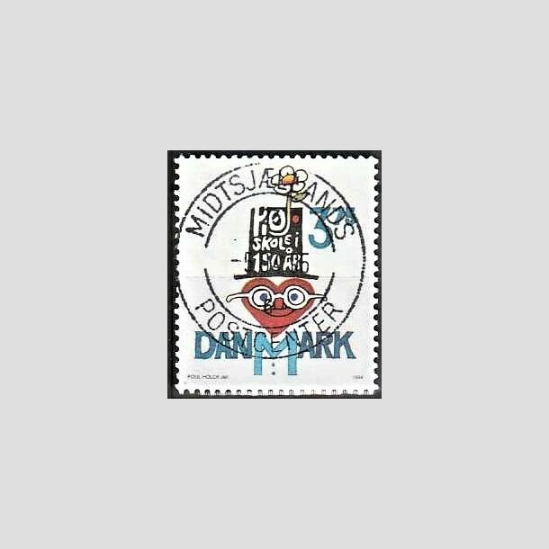 FRIMRKER DANMARK | 1994 - AFA 1083 - Hjskolebevgelsen 150 r - 3,75 Kr. flerfarvet - Pragt Stemplet