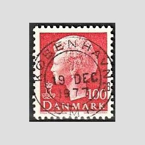 FRIMRKER DANMARK | 1976 - AFA 620 - Dronning Margrethe - 100 re rd - Pragt Stemplet