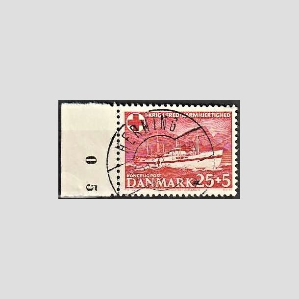 FRIMRKER DANMARK | 1951 - AFA 333 - Jutlandia 25 + 5 re rd - Lux Stemplet Herning