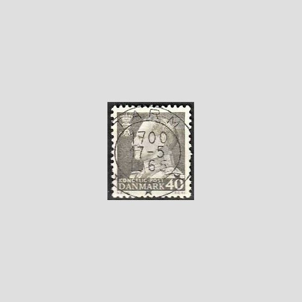 FRIMRKER DANMARK | 1961-62 - AFA 396 - Fr. IX 40 re gr - Pragt Stemplet