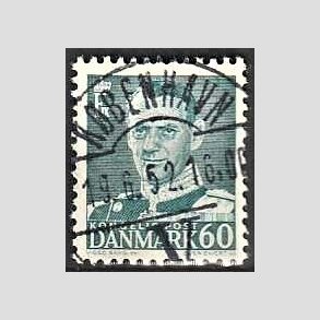 FRIMRKER DANMARK | 1948-50 - AFA 313 - Fr. IX 60 re blgrn - Lux Stemplet