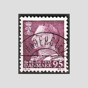 FRIMRKER DANMARK | 1963 - AFA 419 - Fr. IX 95 re mrkrdlilla - Lux Stemplet