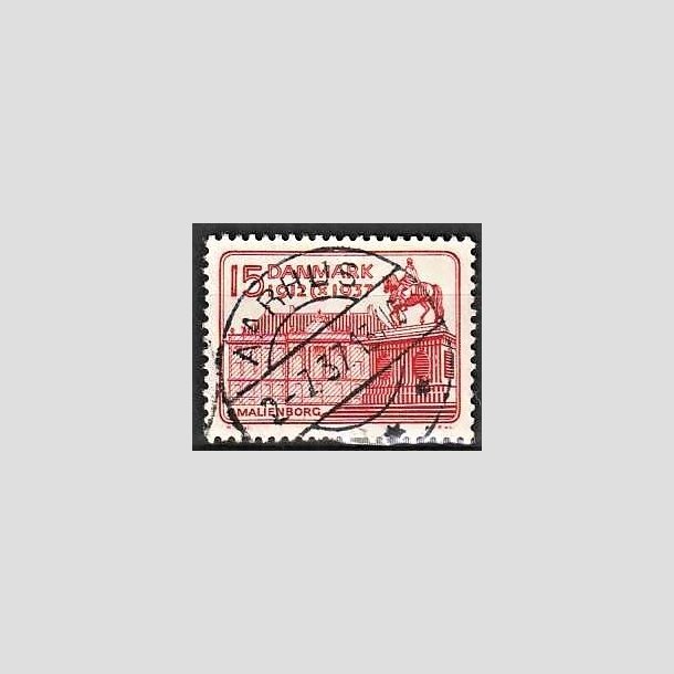 FRIMRKER DANMARK | 1937 - AFA 241 - Chr. X 25 re jubilum 15 re rd - Lux Stemplet