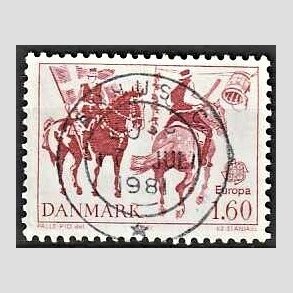 FRIM�RKER DANMARK | 1981 - AFA 727 - Folklore - 1,60 Kr. r�d - Pragt Stemplet