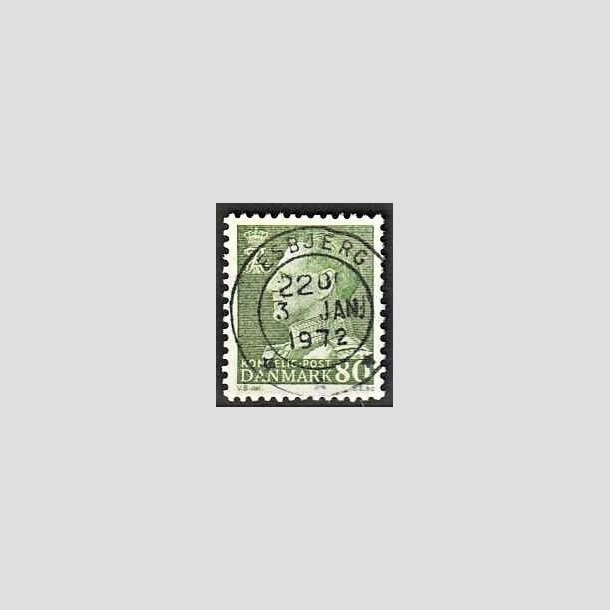 FRIMRKER DANMARK | 1967 - AFA 462F - Fr. IX 80 re grn - Lux Stemplet