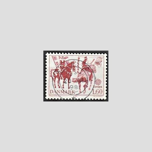 FRIMRKER DANMARK | 1981 - AFA 727 - Folklore - 1,60 Kr. rd - Pragt Stemplet