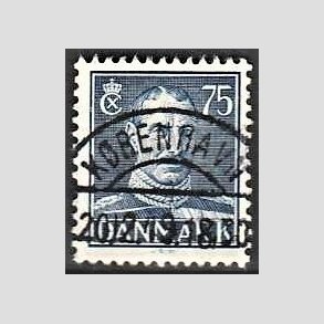FRIMRKER DANMARK | 1946 - AFA 297 - Chr. X 75 re mrkbl - Lux Stemplet Kbenhavn