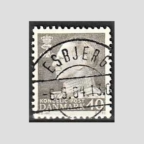 FRIMRKER DANMARK | 1961-62 - AFA 396 - Fr. IX 40 re gr - Pragt Stemplet