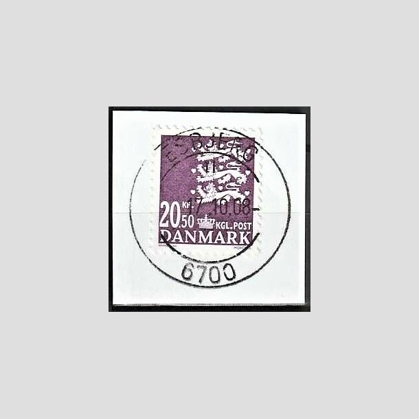 FRIMRKER DANMARK | 2008 - AFA 1532 - Lille Rigsvben - 20,50 Kr. violet p klip - Pragt Stemplet