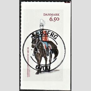 FRIM�RKER DANMARK | 2014 - AFA 1794 - Garderhusarreregimentet 400 �r - 6,50 Kr. flerfarvet - Pragt Stemplet