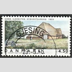 FRIM�RKER DANMARK | 2005 - AFA 1418 - Danske boliger - 4,50 Kr. Ejerder, G�rd - Pragt Stemplet