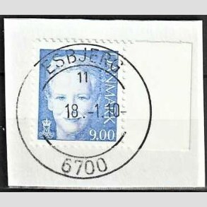 FRIMRKER DANMARK | 2009 - AFA 1561 - Dronning Margrethe II - 9,00 bl p klip - Pragt Stemplet