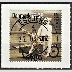 FRIM�RKER DANMARK | 2012 - AFA 1696 - Visit Danmark - 12,00 Kr. flerfarvet - Pragt Stemplet