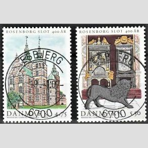 FRIM�RKER DANMARK | 2006 - AFA 1463,1464 - Roseborg Slot 400 �r. - 4,75 + 5,50 Kr. - Lux Stemplet