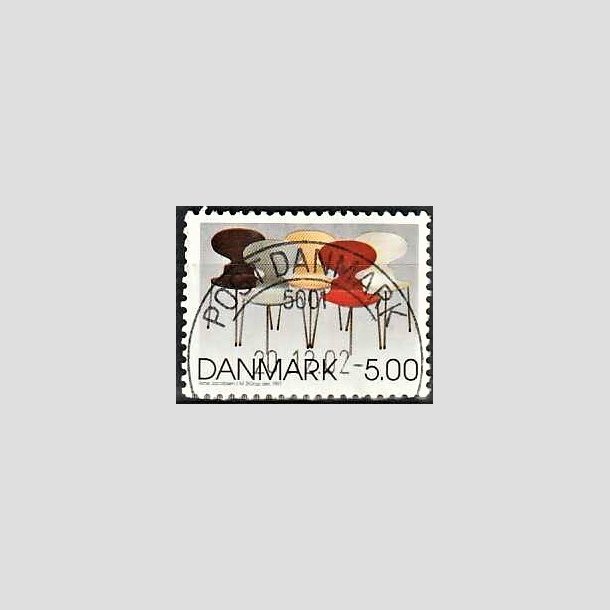 FRIMRKER DANMARK | 1997 - AFA 1162 - Dansk design - 5,00 Kr. flerfarvet - Pragt Stemplet