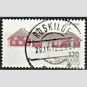 FRIM�RKER DANMARK | 1972 - AFA 541 - Dansk bygningskunst - 120 �re gr�n/brun/brunr�d - Pragt Stemplet Roskilde