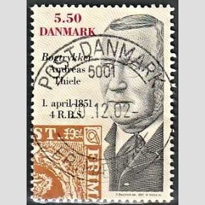 FRIMRKER DANMARK | 2001 - AFA 1277 - Frimrket 150 r - 5,50 Kr. flerfarvet - Pragt Stemplet
