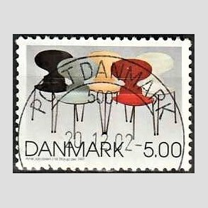 FRIM�RKER DANMARK | 1997 - AFA 1162 - Dansk design - 5,00 Kr. flerfarvet - Pragt Stemplet