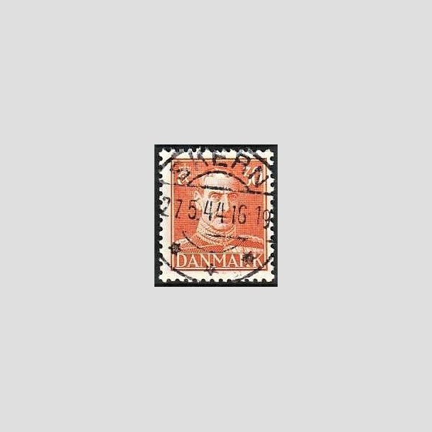 FRIMRKER DANMARK | 1942-44 - AFA 278 - Chr. X 30 re orange - Lux Stemplet Skern