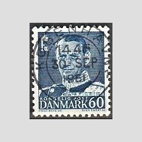 FRIMRKER DANMARK | 1952-53 - AFA 339 - Fr. IX 60 re mrkbl - Lux Stemplet