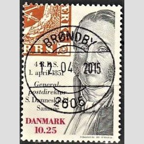 FRIMRKER DANMARK | 2001 - AFA 1279 - Frimrket 150 r - 10,25 Kr. flerfarvet - Lux Stemplet