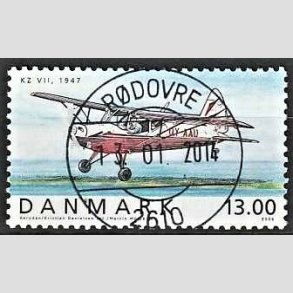 FRIM�RKER DANMARK | 2006 - AFA 1481 - Ellehammer - 13,00 Kr. flerfarvet - Pragt Stemplet