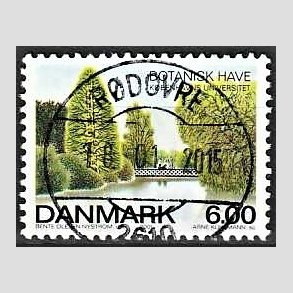 FRIMRKER DANMARK | 2001 - AFA 1273 - Botanisk Have - 6,00 Kr. flerfarvet - Lux Stemplet