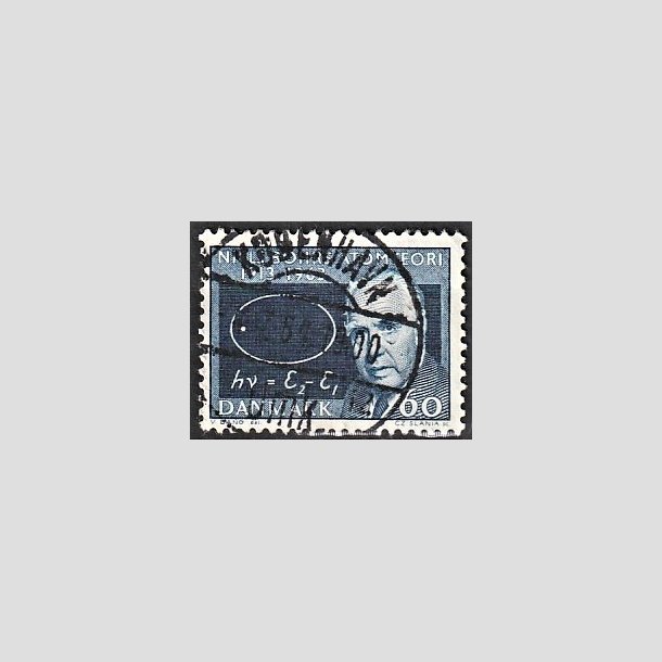 FRIMRKER DANMARK | 1963 - AFA 421 - Niels Bohr - 60 re mrkbl - Lux Stemplet