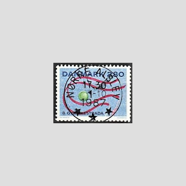 FRIMRKER DANMARK | 1987 - AFA 885 - Gymnaestrada Herning - 2,80 Kr. flerfarvet - Pragt Stemplet