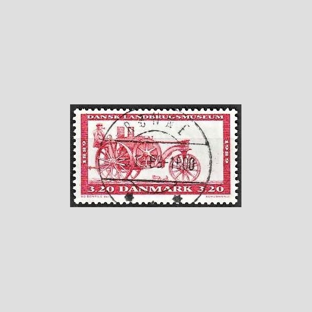 FRIMRKER DANMARK | 1989 - AFA 942 - Dansk Landbrugsmuseum 100 r - 3,20 Kr. rdbrun - Pragt Stemplet Rnne