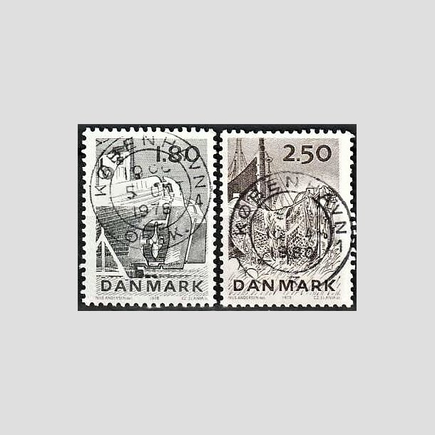 FRIMRKER DANMARK | 1978 - AFA 666,667 - Dansk fiskeri - 1,80 + 2,50 Kr. - Lux Stemplet