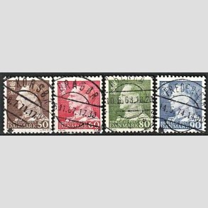 FRIMRKER DANMARK | 1967 - AFA 460,461,462F463F - Fr. IX 50-90 re - Lux Stemplet