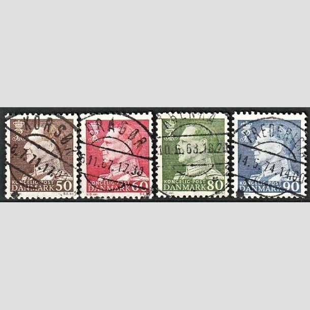 FRIMRKER DANMARK | 1967 - AFA 460,461,462F463F - Fr. IX 50-90 re - Lux Stemplet