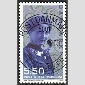 FRIM�RKER DANMARK | 1998 - AFA 1178 - Post og Tele Museet - 5,50 Kr. flerfarvet - Pragt Stemplet