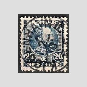 FRIMRKER DANMARK | 1904-05 - AFA 48 - Chr. IX 20 re bl - Lux Stemplet 