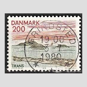 FRIM�RKER DANMARK | 1979 - AFA 688 - Nordjylland - 200 �re flerfarvet - Pragt Stemplet