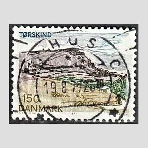 FRIM�RKER DANMARK | 1977 - AFA 639 - Lansdel Sydjylland - 150 �re flerfarvet - Pragt Stemplet