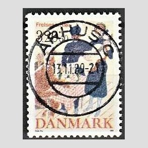 FRIMRKER DANMARK | 1989 - AFA 933 - Frelsens Hr - 3,20 Kr. + 50 re flerfarvet - Pragt Stemplet rhus C