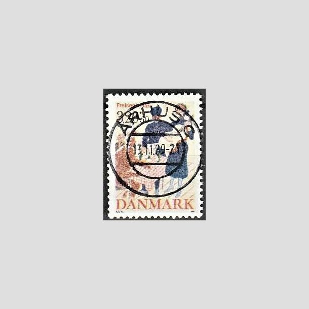 FRIMRKER DANMARK | 1989 - AFA 933 - Frelsens Hr - 3,20 Kr. + 50 re flerfarvet - Pragt Stemplet rhus C