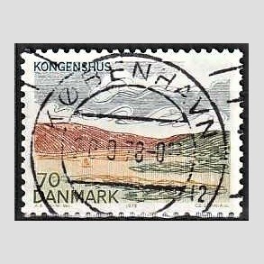 FRIM�RKER DANMARK | 1978 - AFA 660 - Midtjylland - 70 �re flerfarvet - Pragt Stemplet