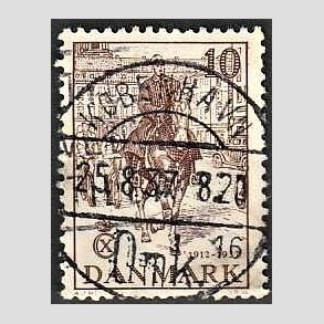 FRIM�RKER DANMARK | 1937 - AFA 240 - Chr. X 25 �re jubil�um 10 �re brun - Lux Stemplet K�benhavn