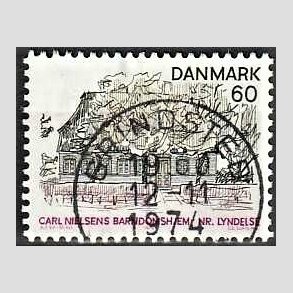 FRIM�RKER DANMARK | 1974 - AFA 567 - Landsdelsserie Fyn - 60 �re flerfarvet - Lux Stemplet Grindsted