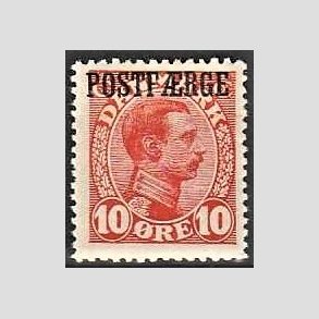 FRIMRKER DANMARK | 1919-20 - AFA 1 - 10 re rd Postfrge - Ubrugt