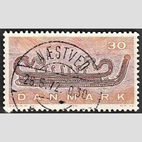 FRIM�RKER DANMARK | 1970 - AFA 503 - Dansk skibsfart - 30 �re lysbrun/r�dbrun - Lux Stemplet N�stved