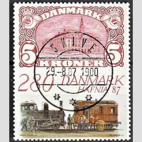 FRIMRKER DANMARK | 1987 - AFA 888 - Hafnia 87 - 2,80 Kr. flerfarvet - Lux Stemplet Skive