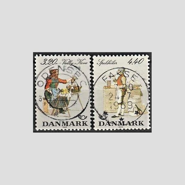 FRIMRKER DANMARK | 1989 - AFA 936,937 - Folkedragter - 3,20 + 4,40 Kr. flerfarvet - Lux Stemplet