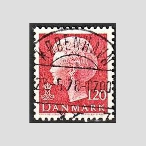 FRIMRKER DANMARK | 1977 - AFA 646 - Dronning Margrethe - 120 re rd - Pragt Stemplet Kbenhavn