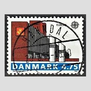 FRIMRKER DANMARK | 1990 - AFA 965 - Europamrker - 4,75 Kr. flerfarvet - Lux Stemplet