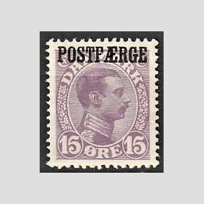 FRIMRKER DANMARK | 1919-20 - AFA 2 - 15 re violet Postfrge - Ubrugt